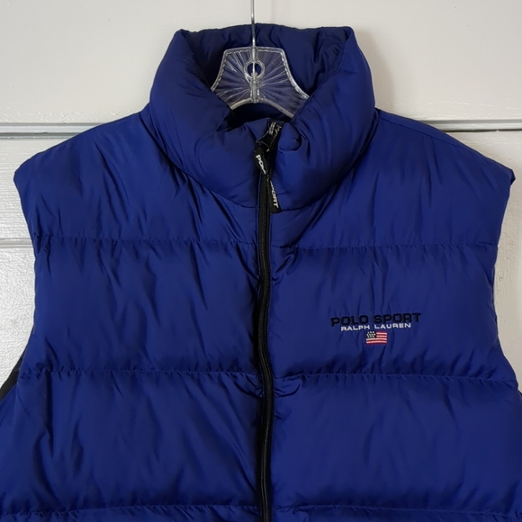 Polo Ralph Lauren Other - Vintage 90's Polo Sport Ralph Lauren Down Puffer Vest Blue Large Very Thick